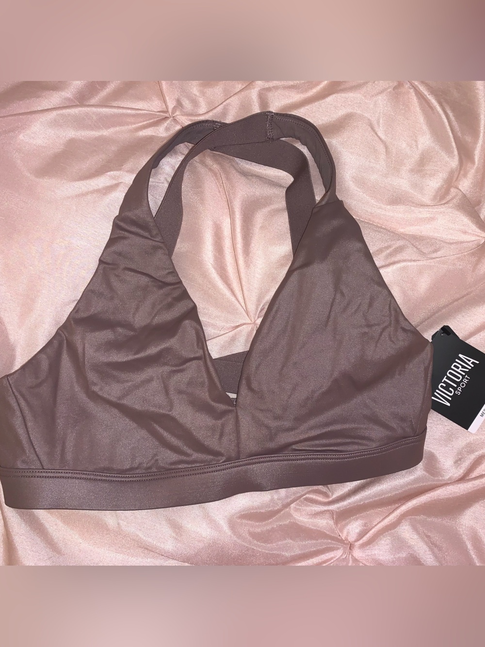 Victoria's Secret Brown Wireless Sports Bra - Chocolate Tone